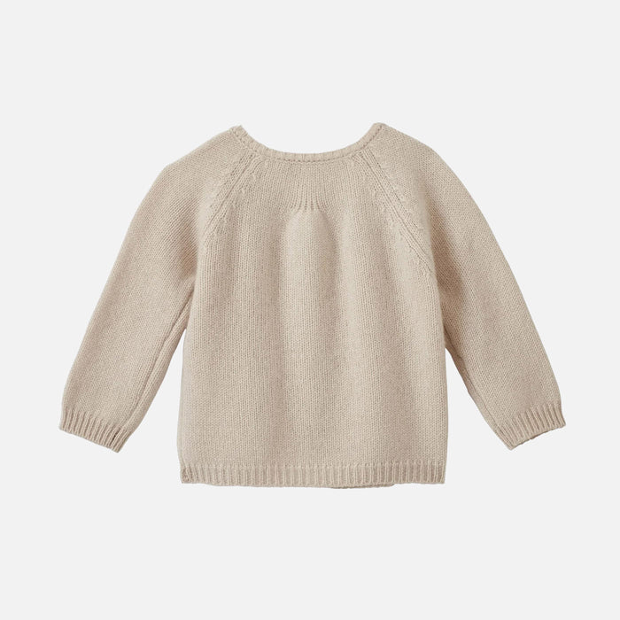 Baby Cashmere Rosa Cardigan - Ecru
