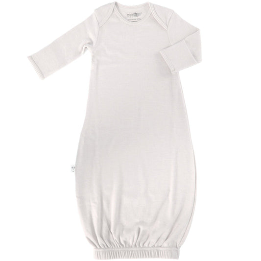 Baby Gown, Merino Wool, 0-6 Months, Oat