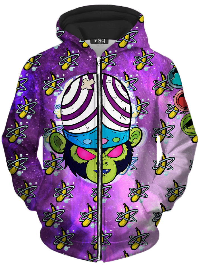 Banana Vision Unisex Zip-Up Hoodie Noctum X Truth Epic Hoodie
