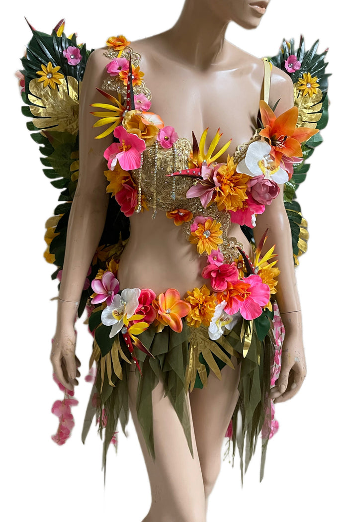Bird of Paradise Tropical Fairy with Wings