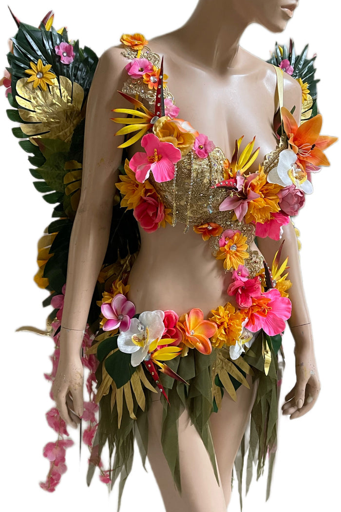 Bird of Paradise Tropical Fairy with Wings