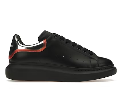 Alexander McQueen Black Plateado Multi