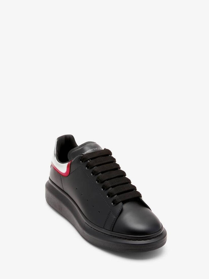 Alexander McQueen Black Plateado Multi