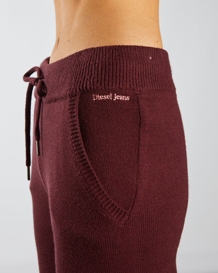 Blanche Knit Trouser Deep Cherry