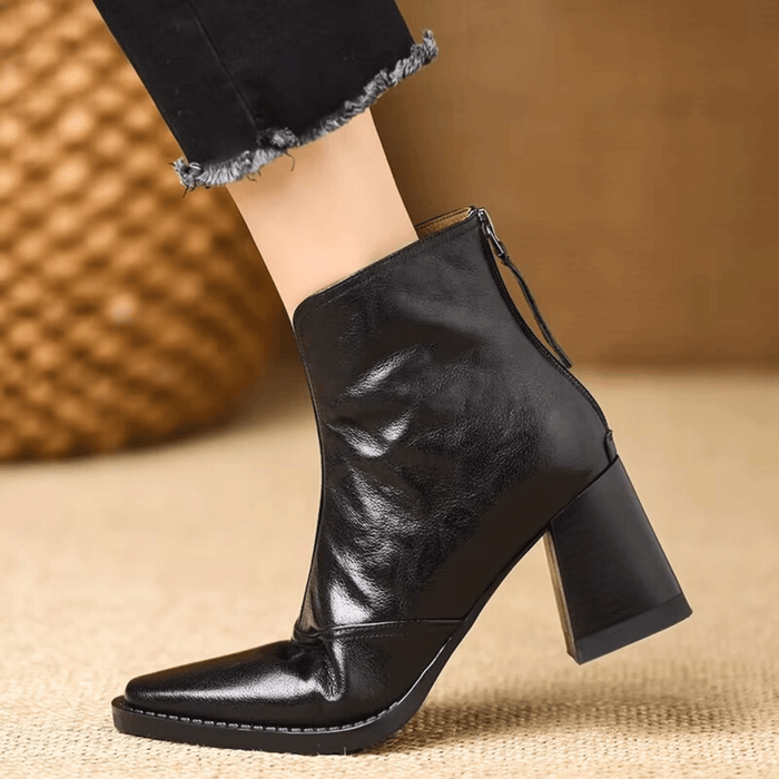 Bottines de Luxe à Talon Moyen