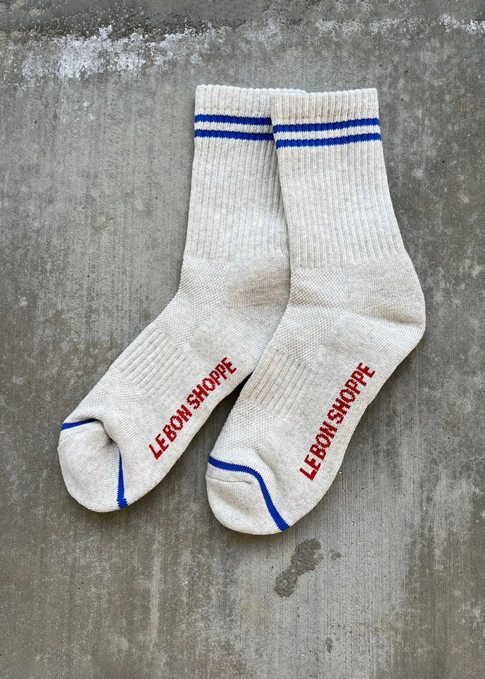 Boyfriend Socks - Ice