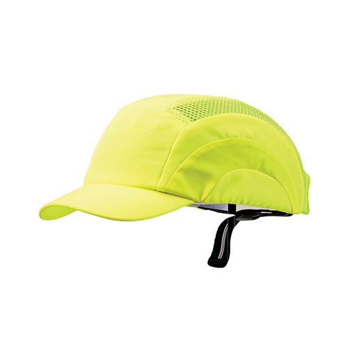 Bump Cap - Short Peak Fluro Yellow BCFYSP
