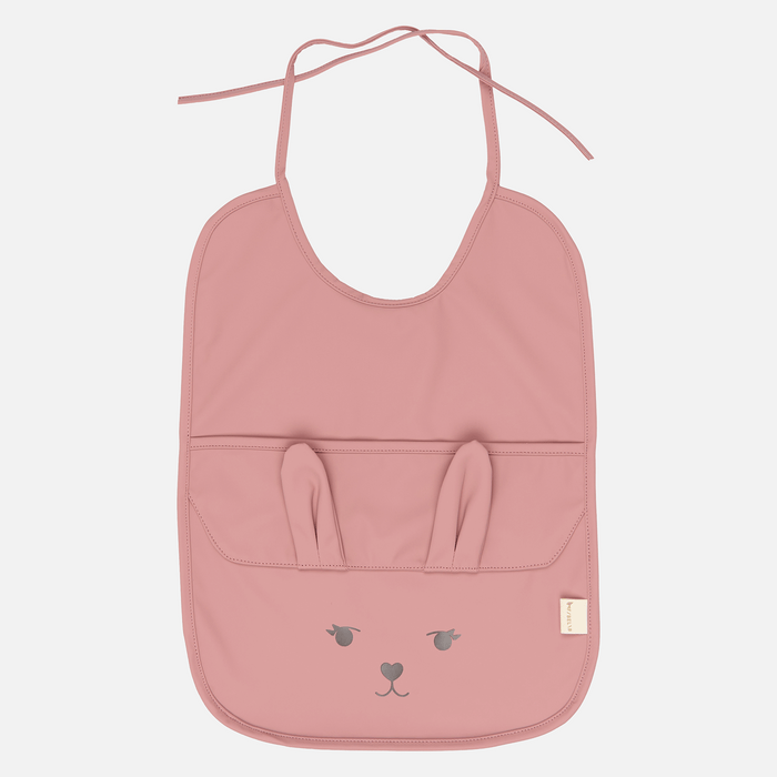 Bunny Bib - Ash Rose - Set of 2
