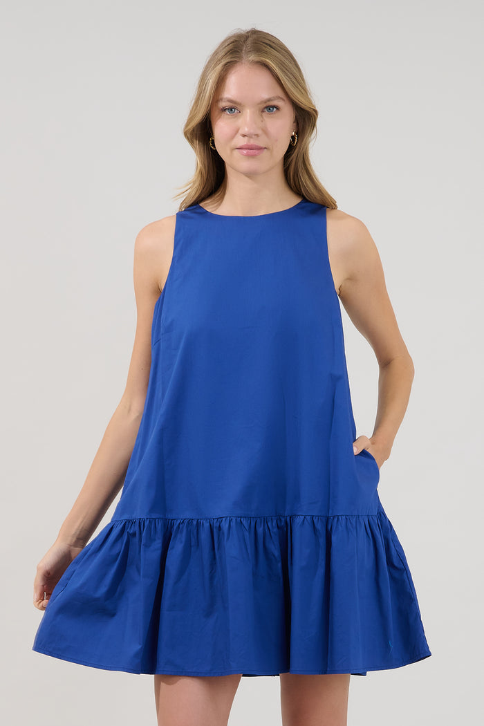 Cala Shift Drop Waist Mini Dress