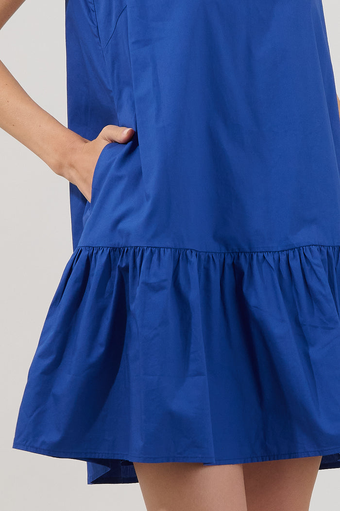 Cala Shift Drop Waist Mini Dress