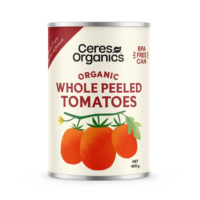 Ceres Organics Whole Peeled Tomatoes - 400g - L'Organic