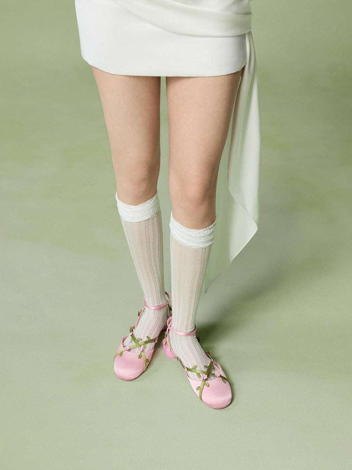 CHARLES &KEITH 26 Spring  Flower Flat Sandals.