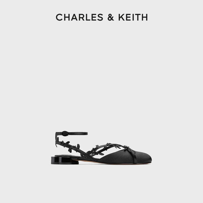 CHARLES &KEITH 26 Spring  Flower Flat Sandals.