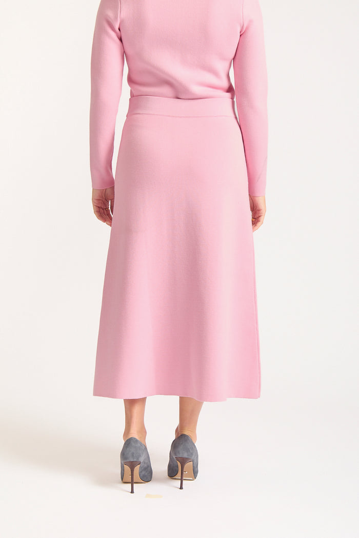 Chelsea Crepe Skirt In Pink
