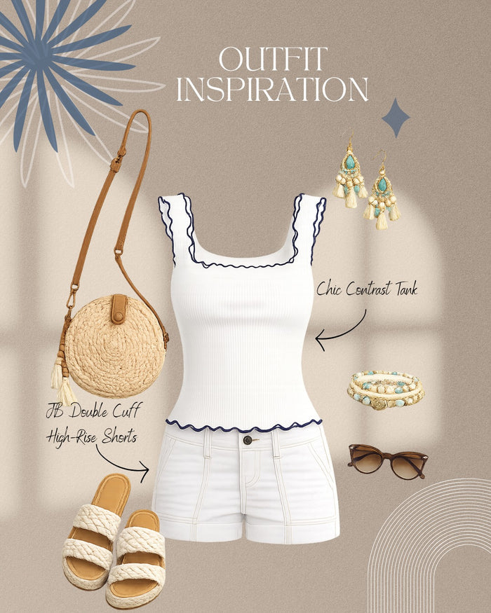 Chic Contrast Tank