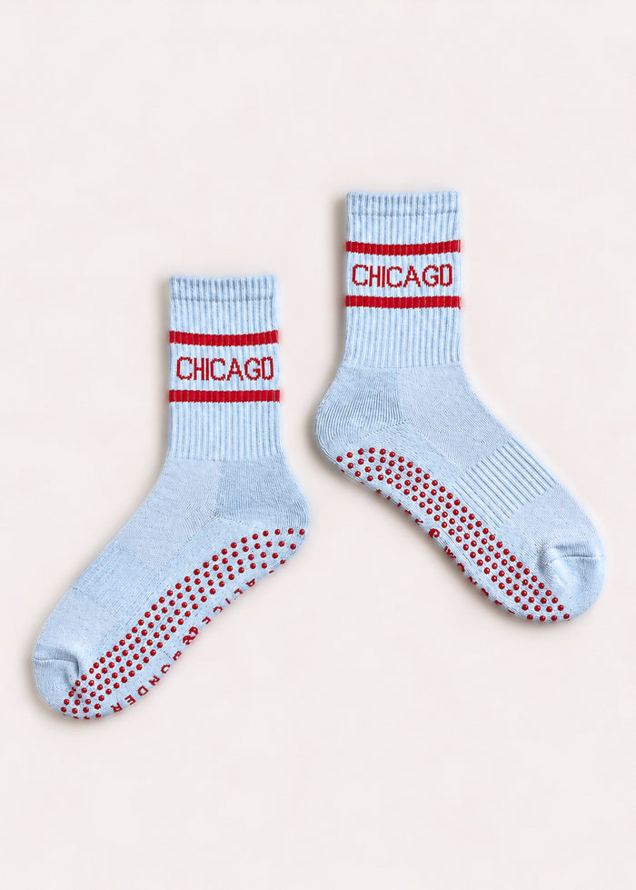 Chicago Long Crew Pilates Sock