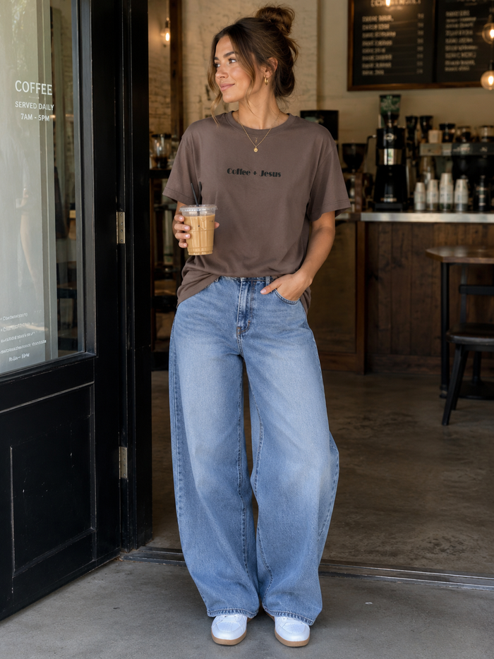 Coffee and Jesus tee