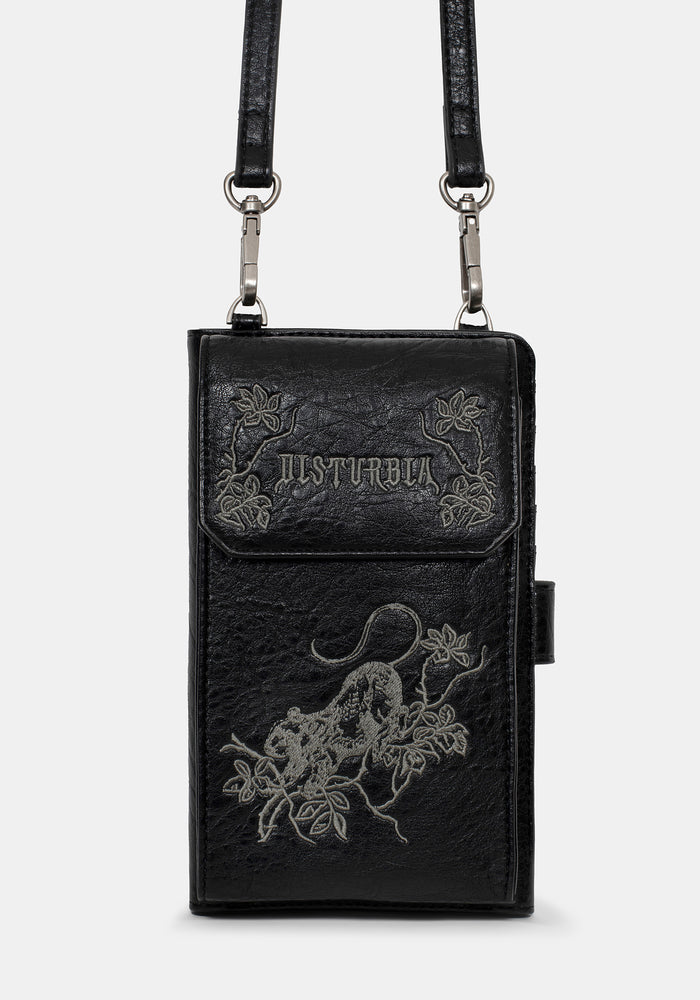 Colette Rat Embroidered Crossbody Phone Bag