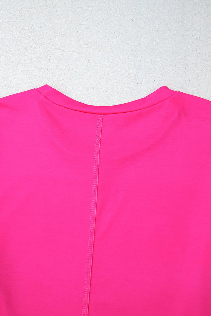 Shop Colourblock Striped Drop Shoulder Loose Top at eAura