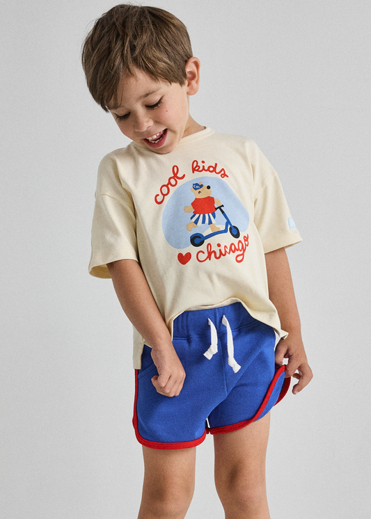 Cool Kids Love Chicago Oversized Tee & Short Set