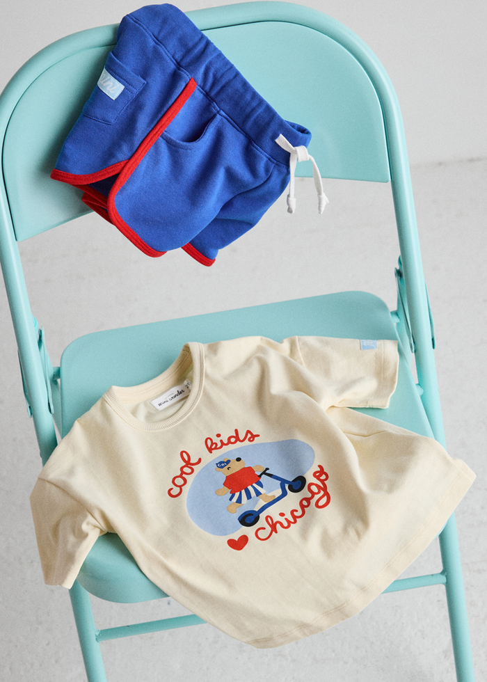 Cool Kids Love Chicago Oversized Tee & Short Set