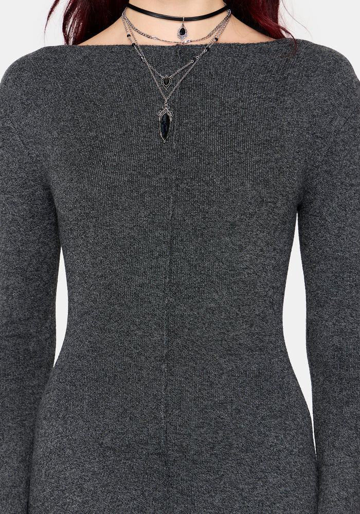 Coralie Exposed Seam Knit Dress