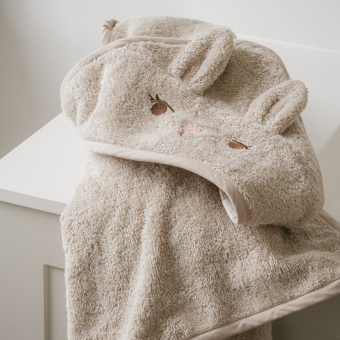 Cotton Bunny Towel - Oxford Tan