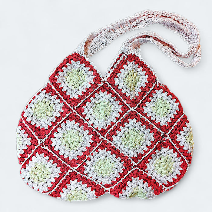 Cotton Crochet Bag – Multi-Color  - Eco-Friendly & Stylish