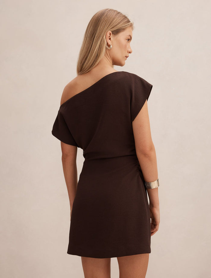 Danielle Asymmetrical Mini Dress Forever New