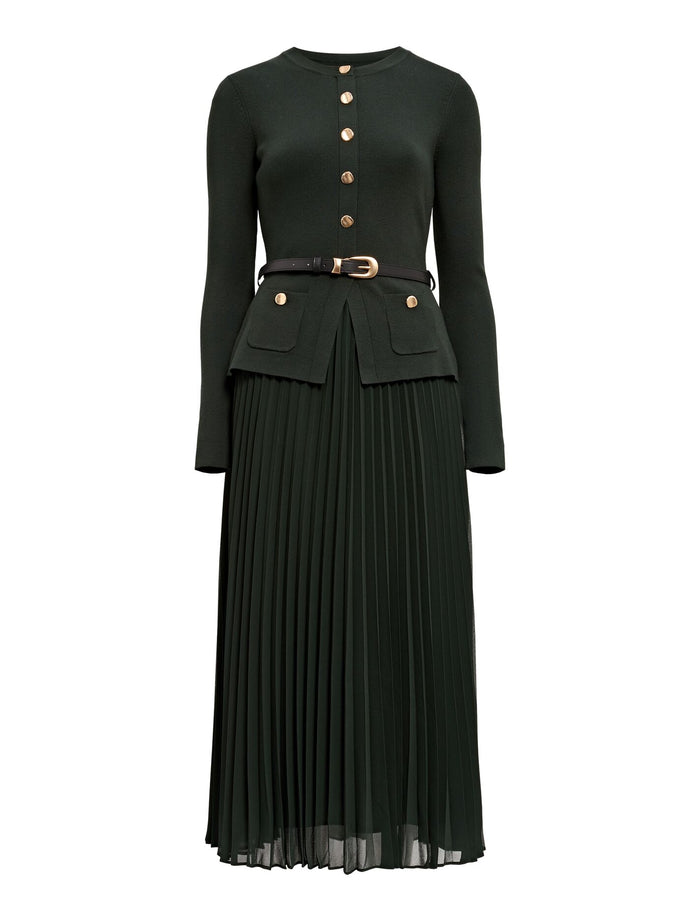 Daphne Long Sleeve Midi Dress Forever New