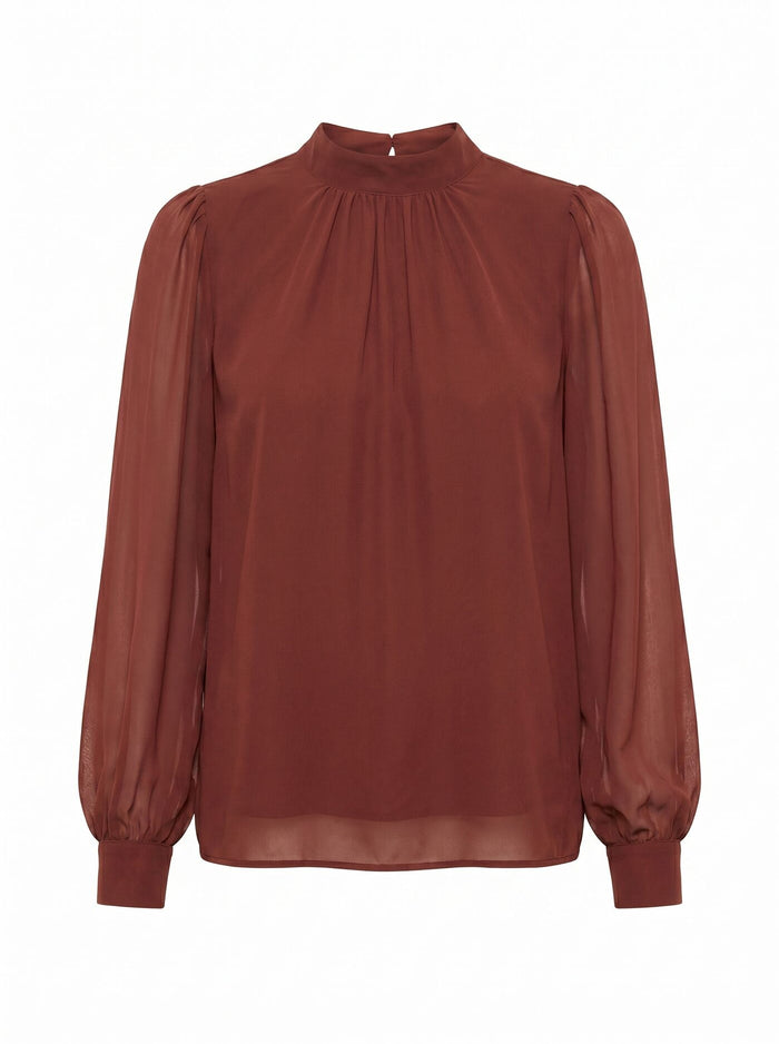 Deja Sheer Blouse Forever New