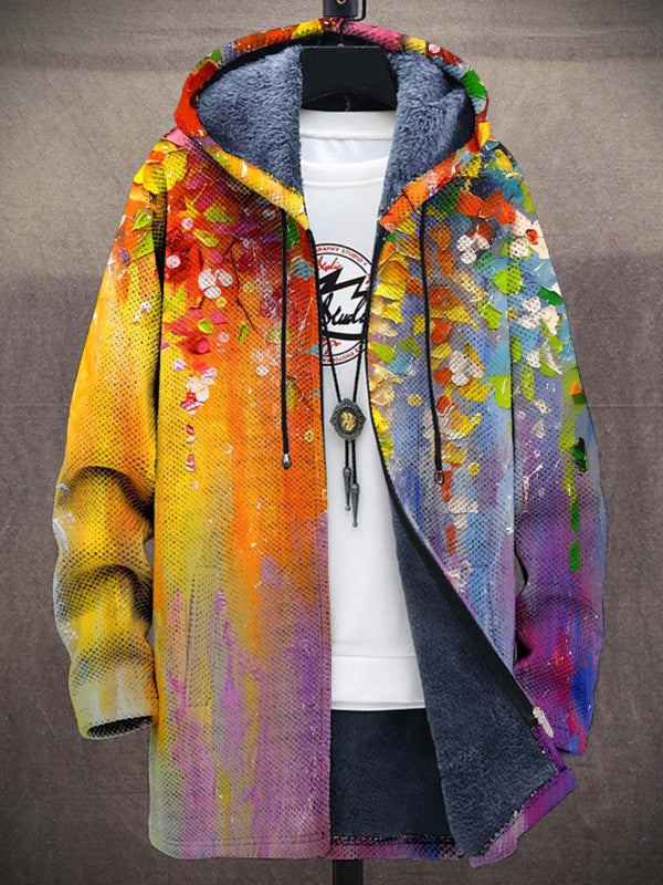 Delilah™ - Veste à capuche luxueuse inspirée de l'art avec fermeture éclair