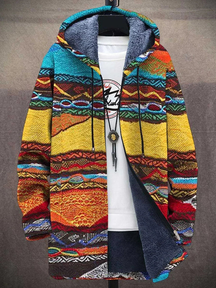 Delilah™ - Veste à capuche luxueuse inspirée de l'art avec fermeture éclair
