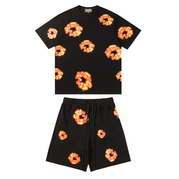 Denim Tears Cotton Wreath Set "Black/Orange"