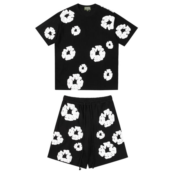 Denim Tears Cotton Wreath Set "Black/White"
