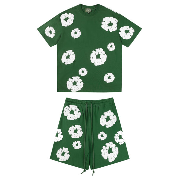 Denim Tears Cotton Wreath Set "Green/White"