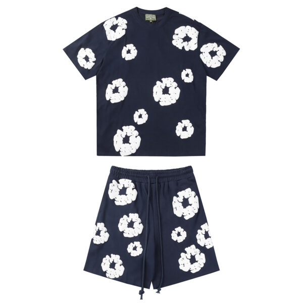 Denim Tears Cotton Wreath Set "Navy/White"