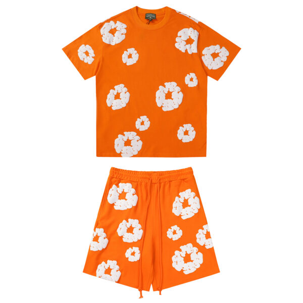 Denim Tears Cotton Wreath Set "Orange/White"