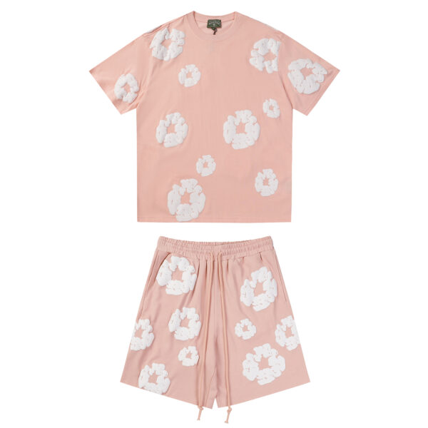 Denim Tears Cotton Wreath Set "Pink/White"
