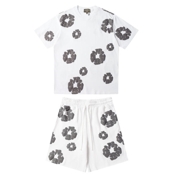 Denim Tears Cotton Wreath Set "White/Grey"