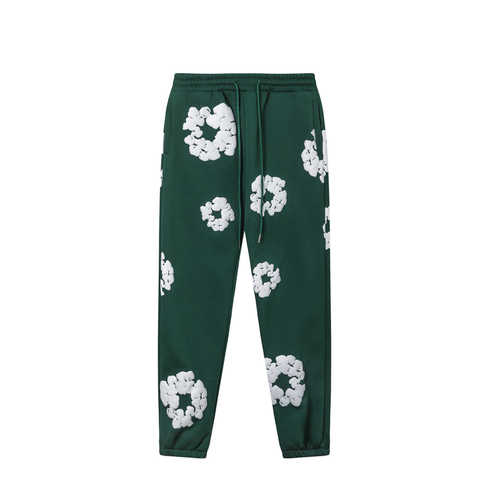 Denim Tears Cotton Wreath Sweatpants "Green"