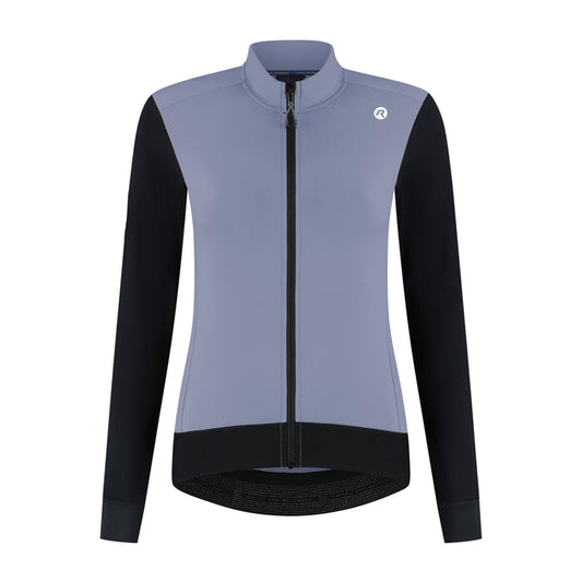 Rogelli Distance II fietsshirt dames blauw lange mouw voorkant.