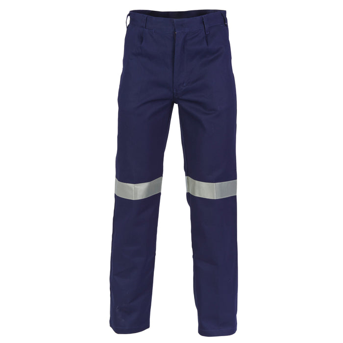 DNC Cotton Drill Trousers With Reflective Tape 3314