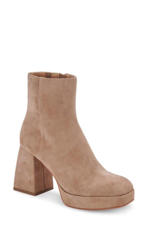 Dolce Vita,  Ulyses Platform Bootie - Mushroom Suede