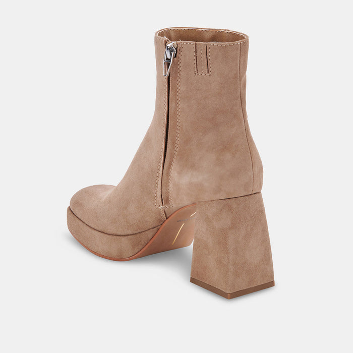 Dolce Vita,  Ulyses Platform Bootie - Mushroom Suede