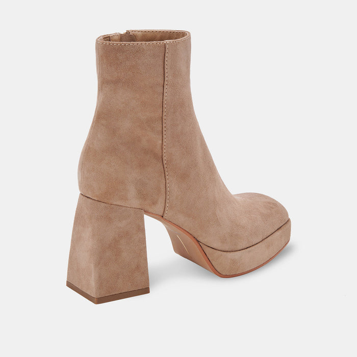 Dolce Vita,  Ulyses Platform Bootie - Mushroom Suede