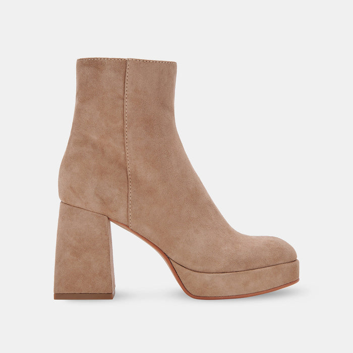 Dolce Vita,  Ulyses Platform Bootie - Mushroom Suede