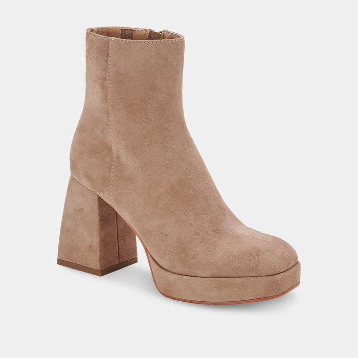 Dolce Vita,  Ulyses Platform Bootie - Mushroom Suede