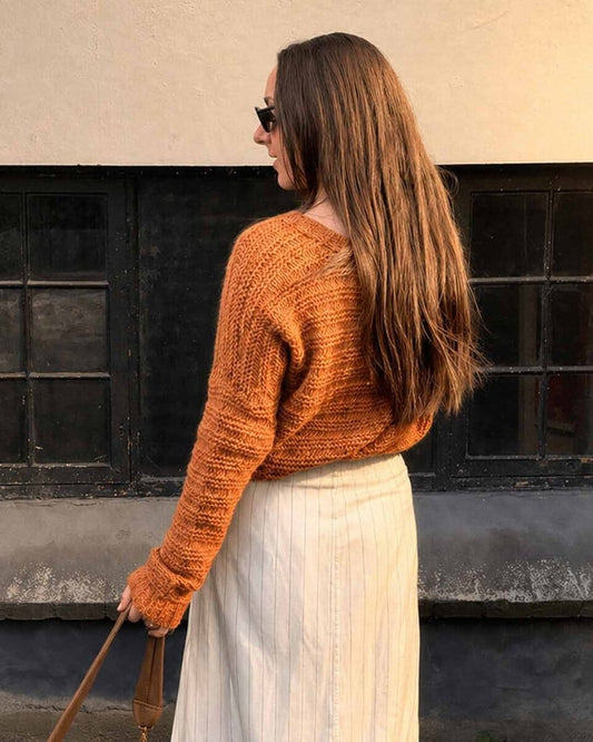Dora sweater by Önling, No 2 + silk mohair knitting kit