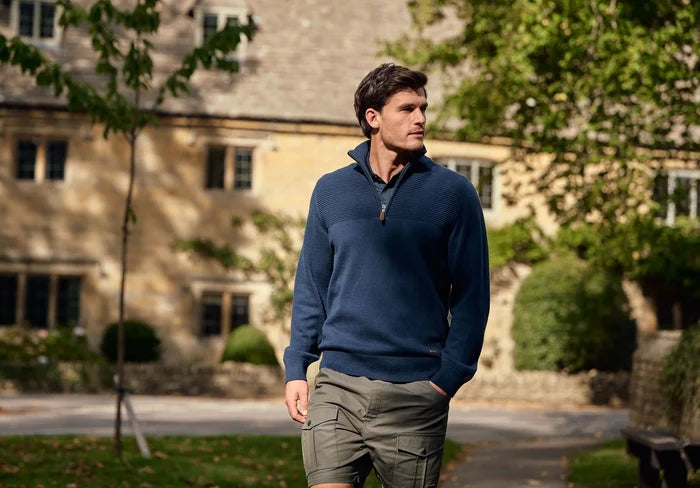 Dubarry Spillane Men's Zip Neck Knit